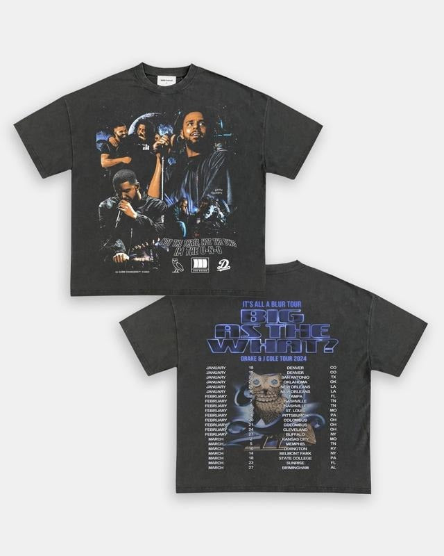 BIG AS THE WHAT TEE - SWEATSHIRT - HOODIE 2SIDES GRAPHIC TEES, MUSIC TOUR, GIFT FOR FANS TTP | UrbanDripWear.com