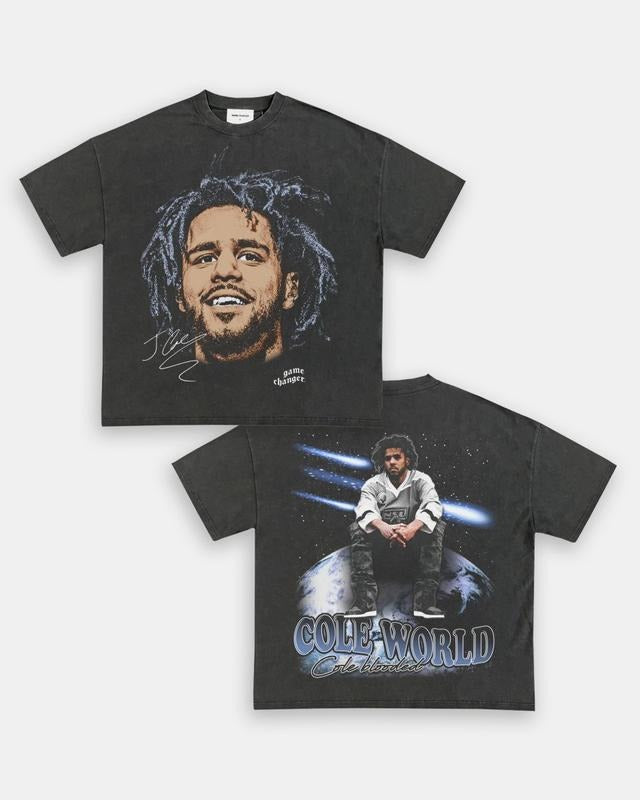 BIG FACE JCOLE TEE - SWEATSHIRT - HOODIE 2SIDES GRAPHIC TEES, MUSIC TOUR, GIFT FOR FANS TTP | UrbanDripWear.com