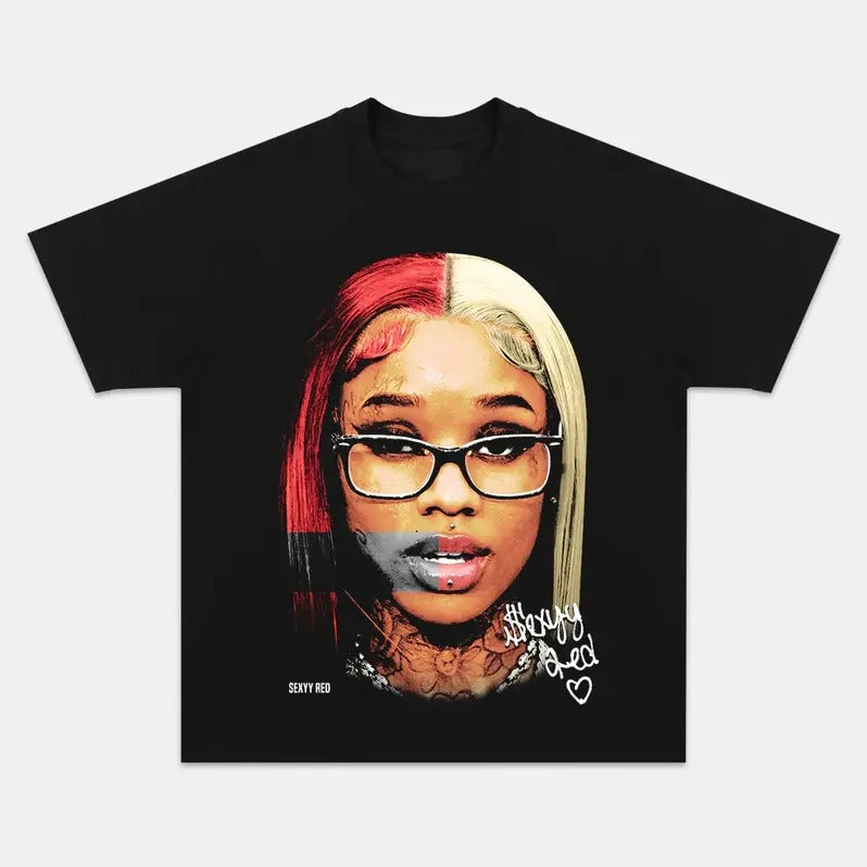 BIG FACE SEXXYY RED T-SHIRT Classic Cotton Top Hoodie, Sweatshirt | UrbanDripWear.com