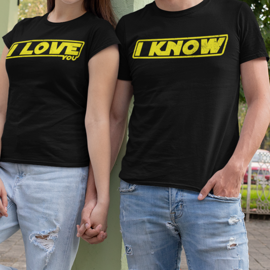 I LOVE YOU / I KNOW - Twinning Tees