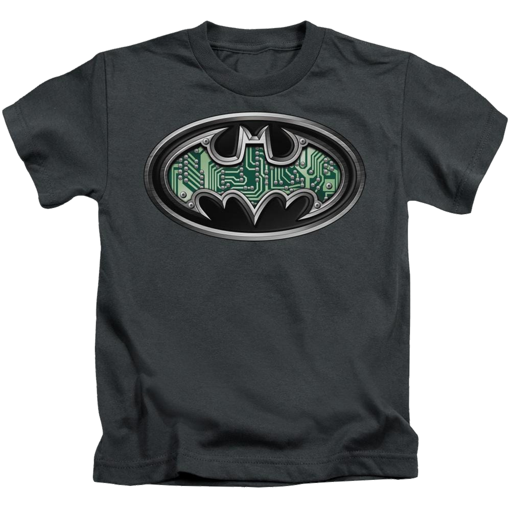 DC Batman Circuitry Shield - Kid's T-Shirt