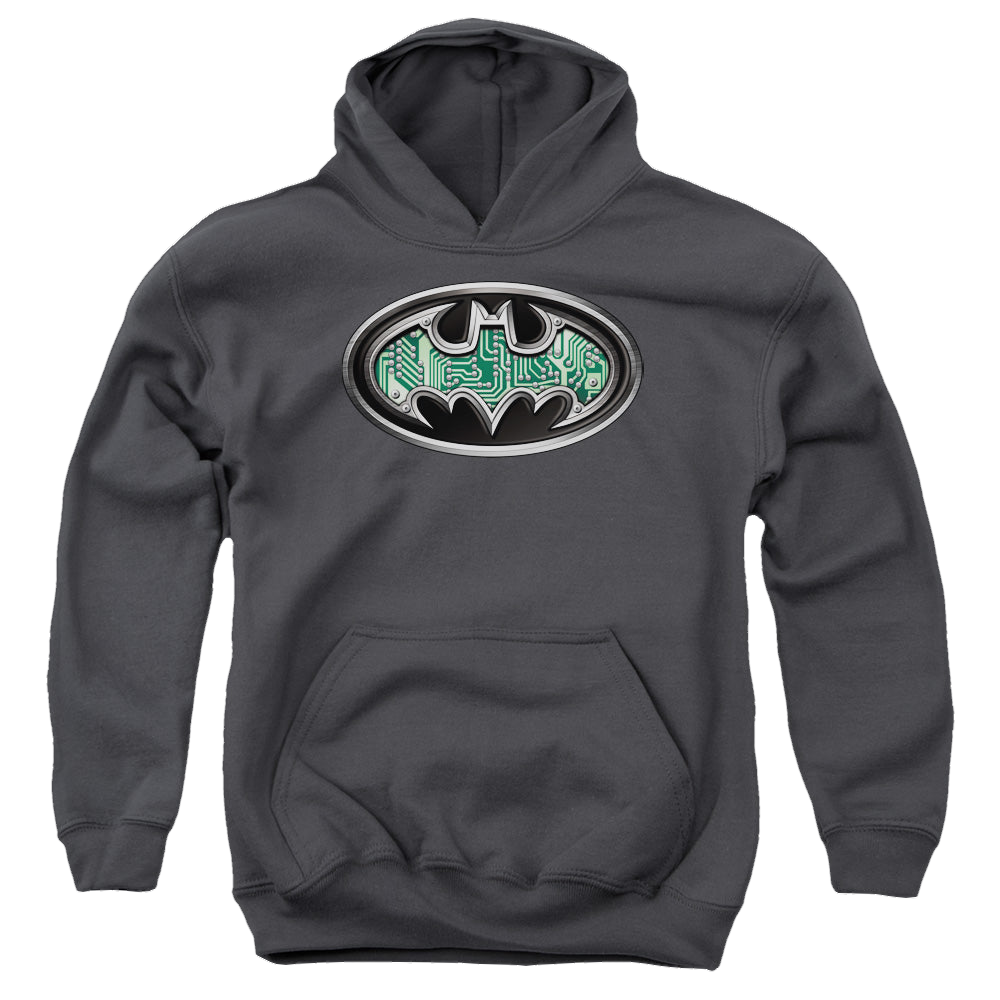 DC Batman Circuitry Shield - Youth Hoodie
