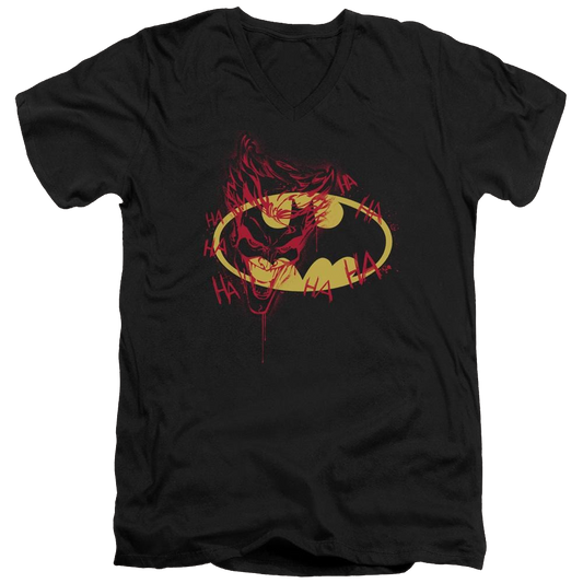 Batman Joker Graffiti - Men's V-Neck T-Shirt