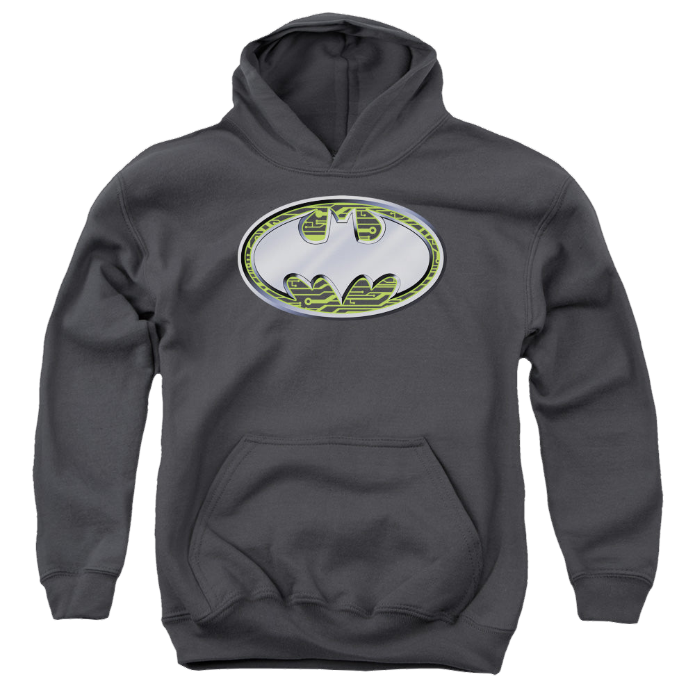 DC Batman Circuits Logo - Youth Hoodie
