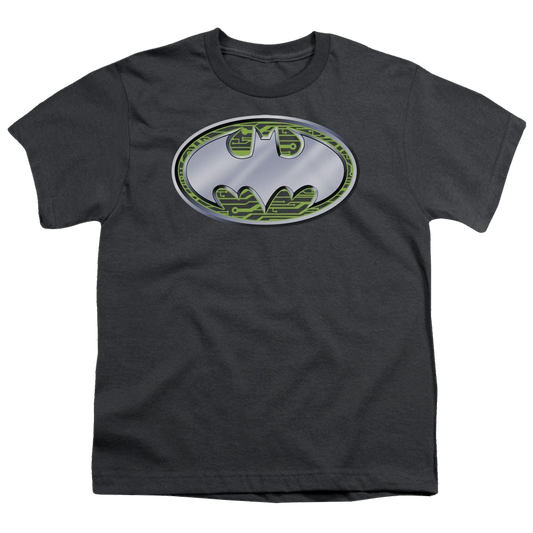 DC Batman Circuits Logo - Youth T-Shirt