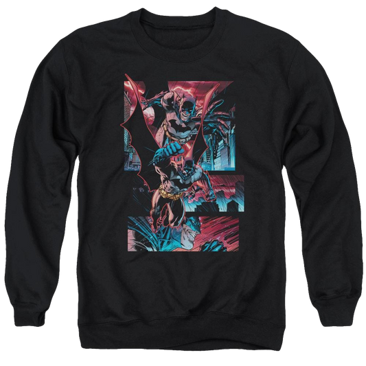 Batman Dark Knight Panels - Men's Crewneck Sweatshirt