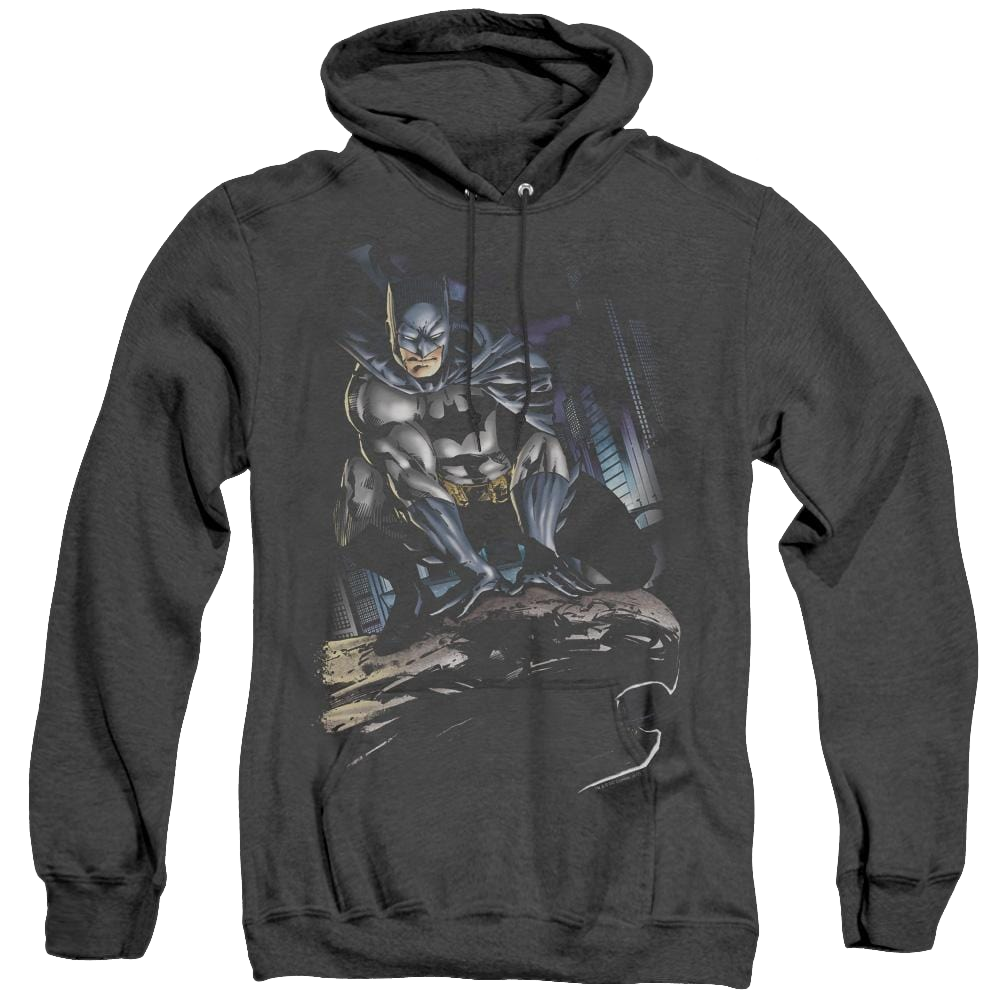 Dc Batman Perched - Heather Pullover Hoodie