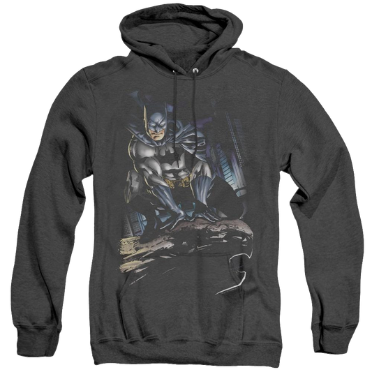 Dc Batman Perched - Heather Pullover Hoodie