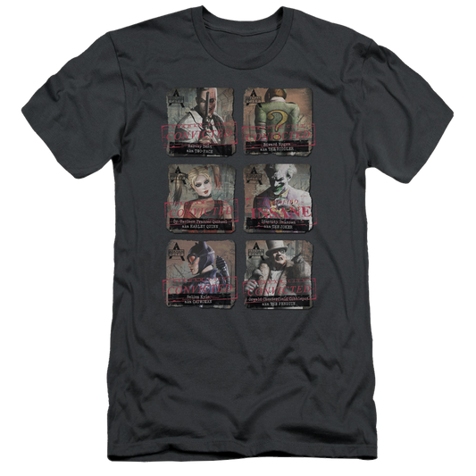 Batman - Arkham Arkham Lineup - Men's Slim Fit T-Shirt