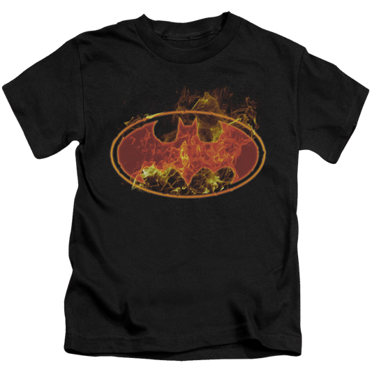 DC Batman Flames Logo - Kid's T-Shirt