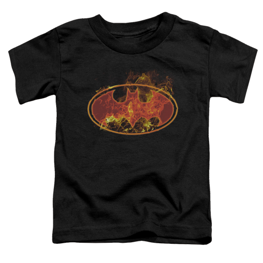DC Batman Flames Logo - Toddler T-Shirt