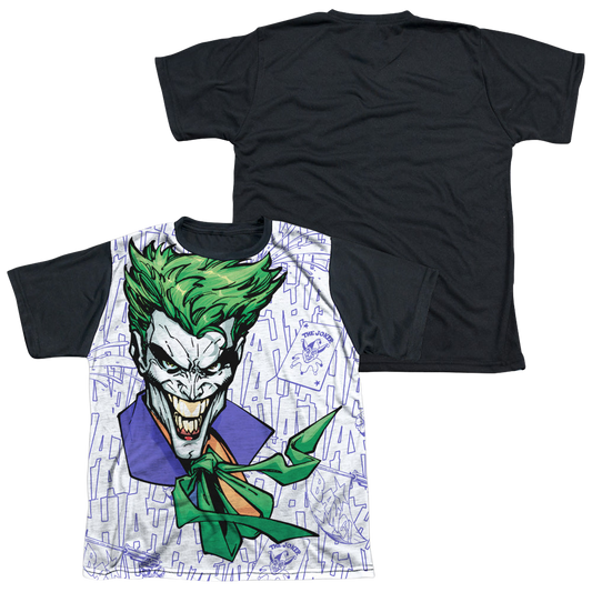 DC Batman Laugh Clown Laugh - Youth Black Back T-Shirt