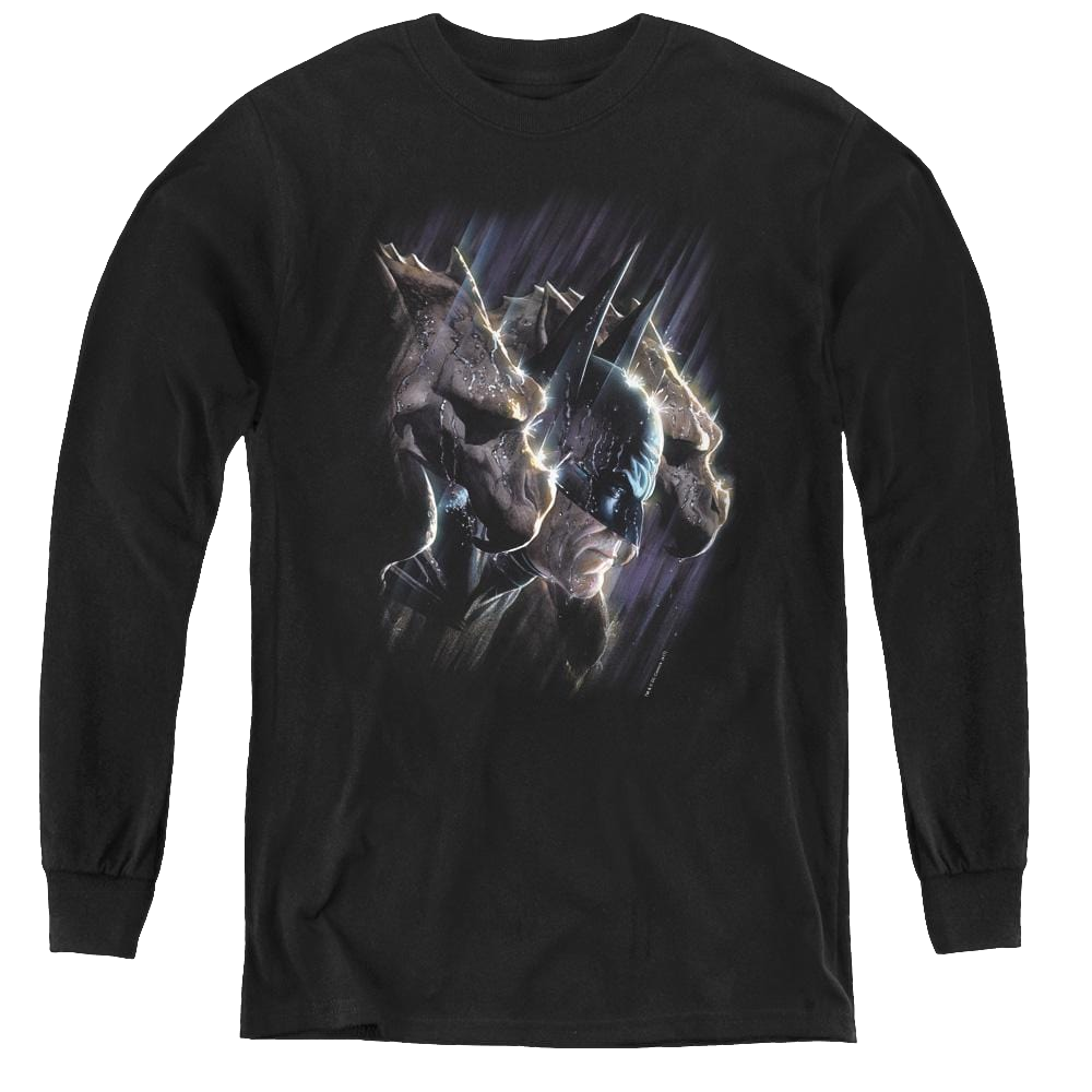 Dc Batman Gargoyles - Youth Long Sleeve T-Shirt