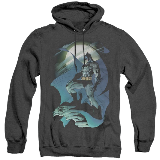 Dc Batman Glow Of The Moon - Heather Pullover Hoodie