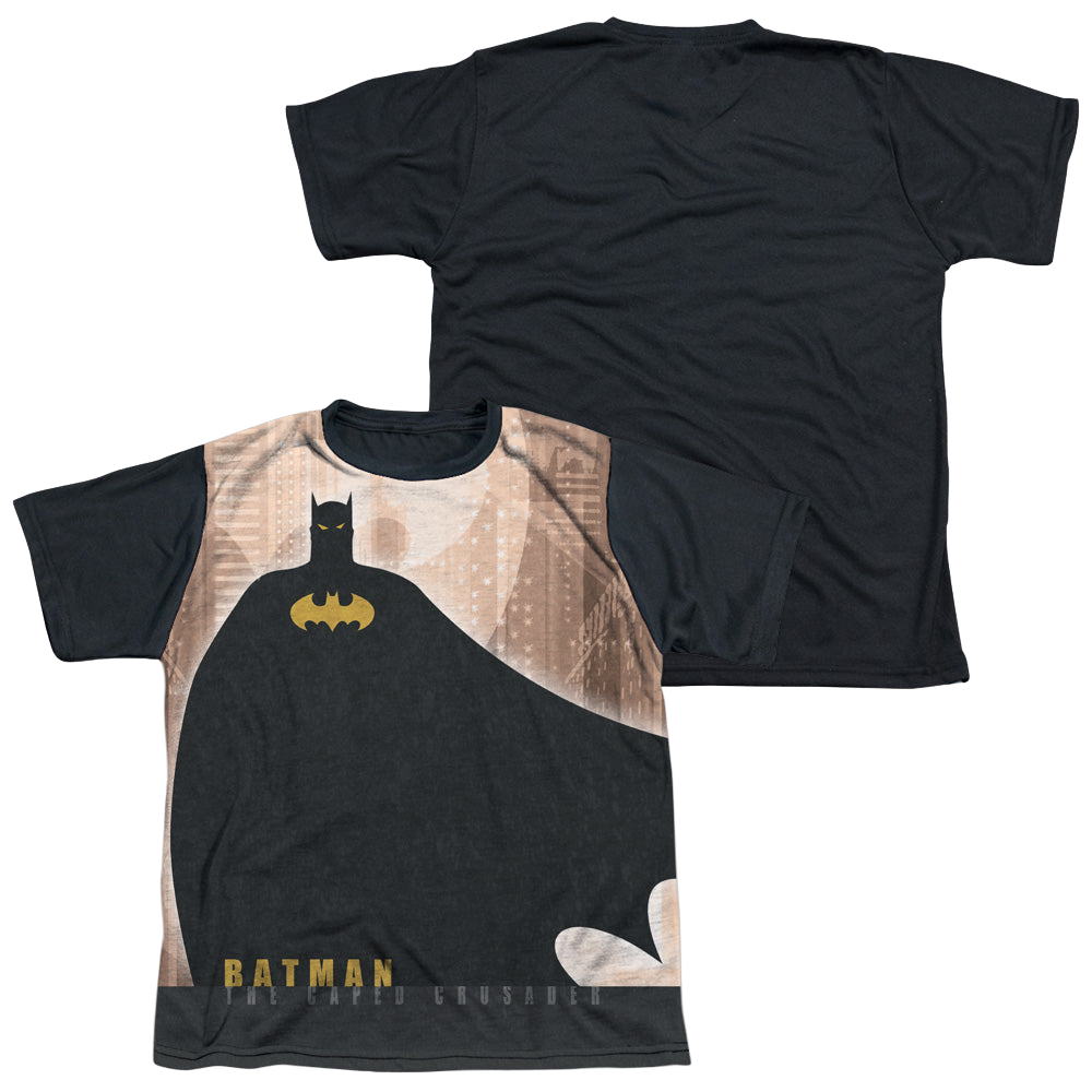DC Batman City Crusader - Youth Black Back T-Shirt