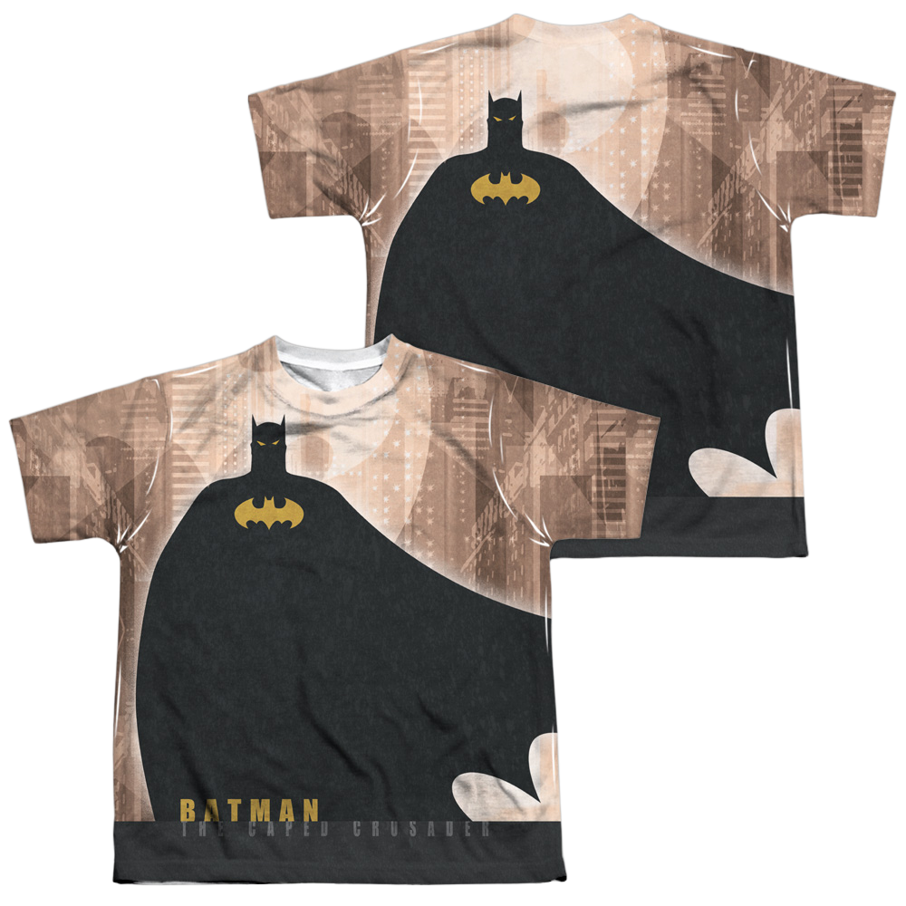DC Batman City Crusader (Front/Back Print) - Youth All-Over Print T-Shirt