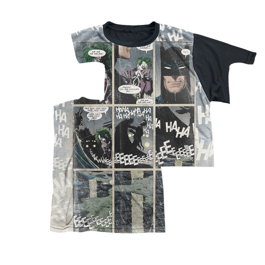 DC Batman Last Laugh - Youth Black Back T-Shirt