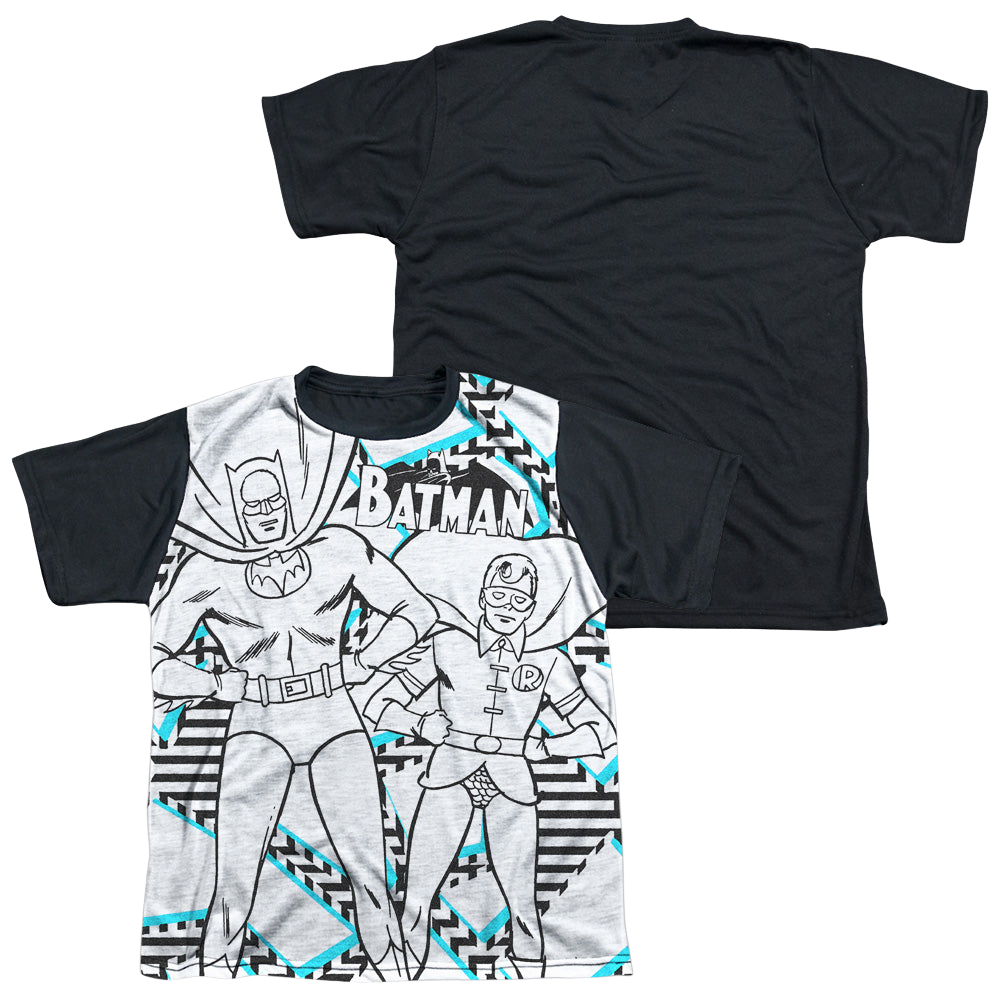 DC Batman Gaudy Bat - Youth Black Back T-Shirt