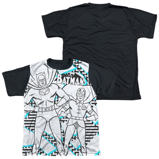 DC Batman Gaudy Bat - Youth Black Back T-Shirt