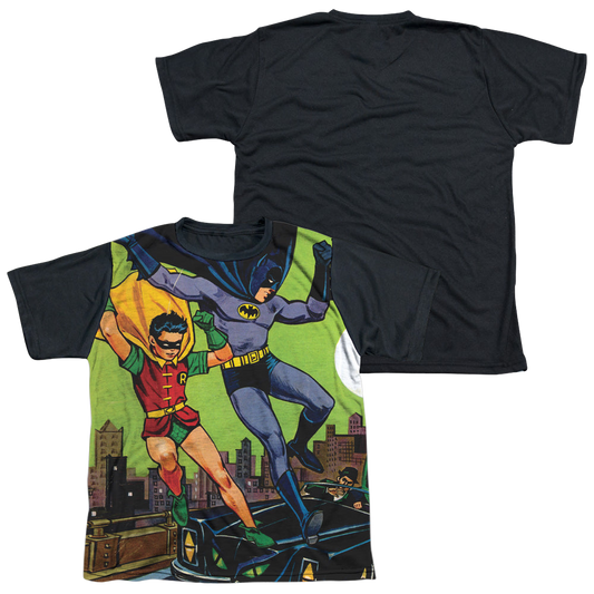 DC Batman Getaway - Youth Black Back T-Shirt