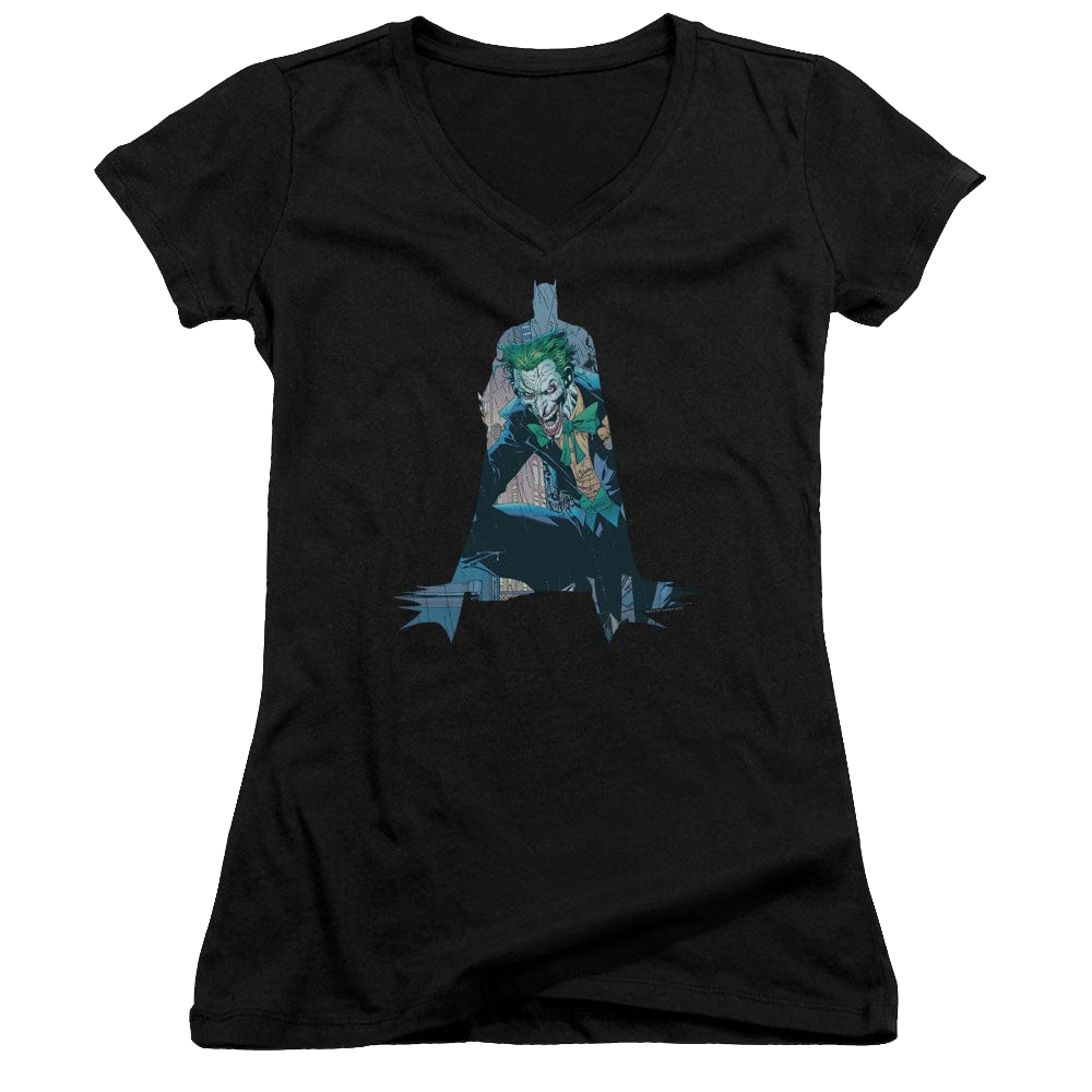 DC Batman Scene Inside - Juniors V-Neck T-Shirt