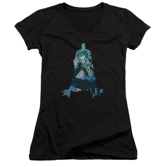 DC Batman Scene Inside - Juniors V-Neck T-Shirt