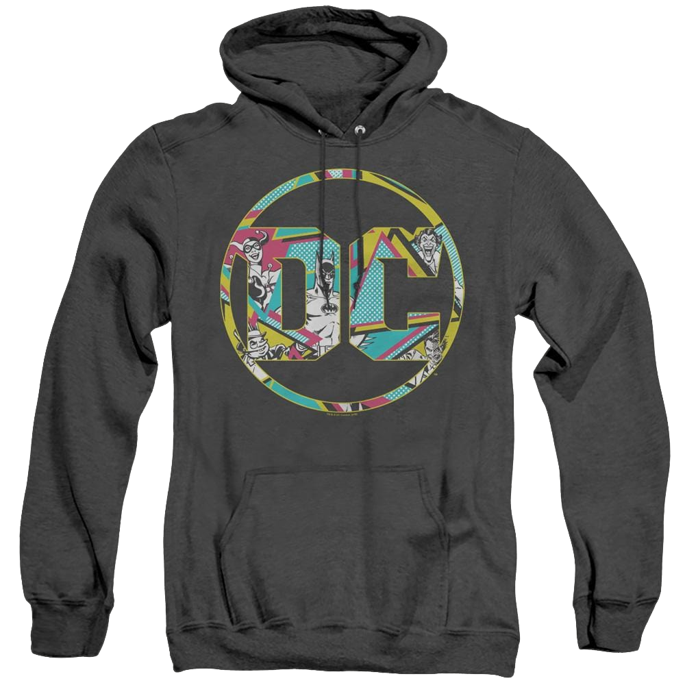 Dc Batman 80S Bat Logo - Heather Pullover Hoodie