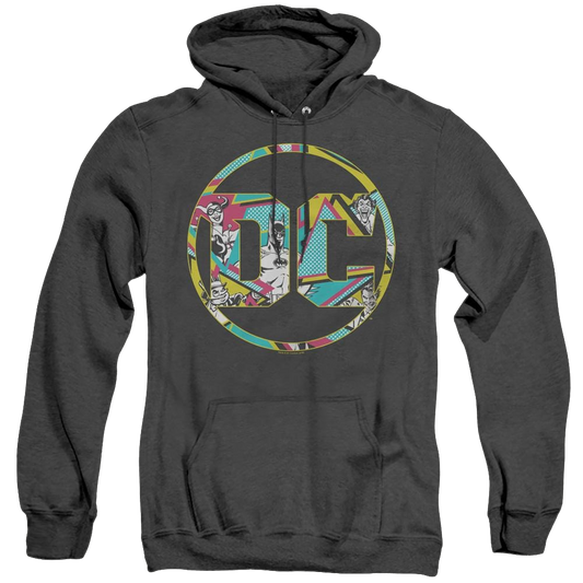 Dc Batman 80S Bat Logo - Heather Pullover Hoodie