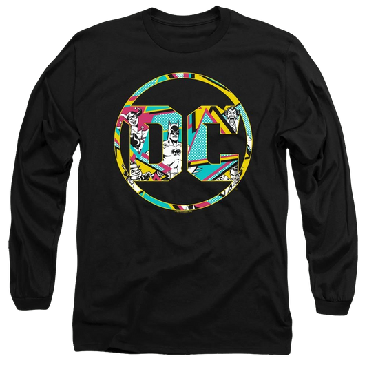 Dc Batman 80S Bat Logo - Men's Long Sleeve T-Shirt