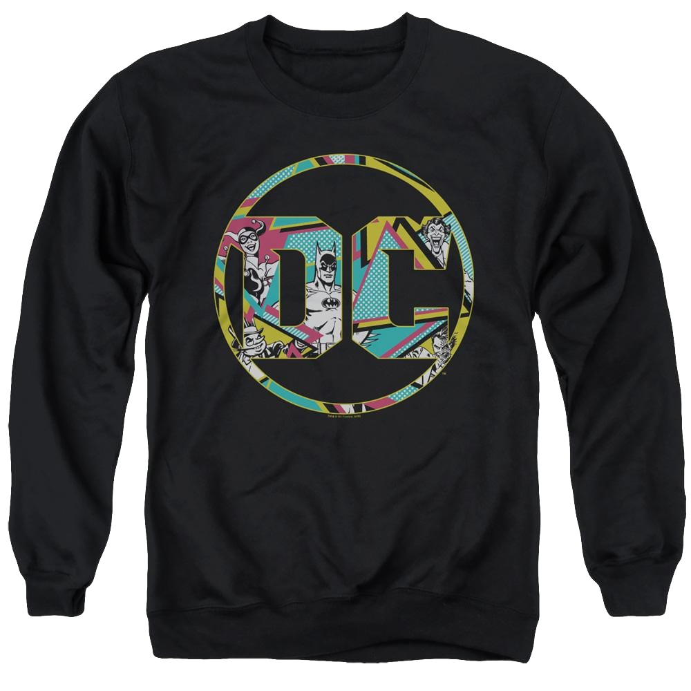 Dc Batman 80S Bat Logo - Men's Crewneck Sweatshirt