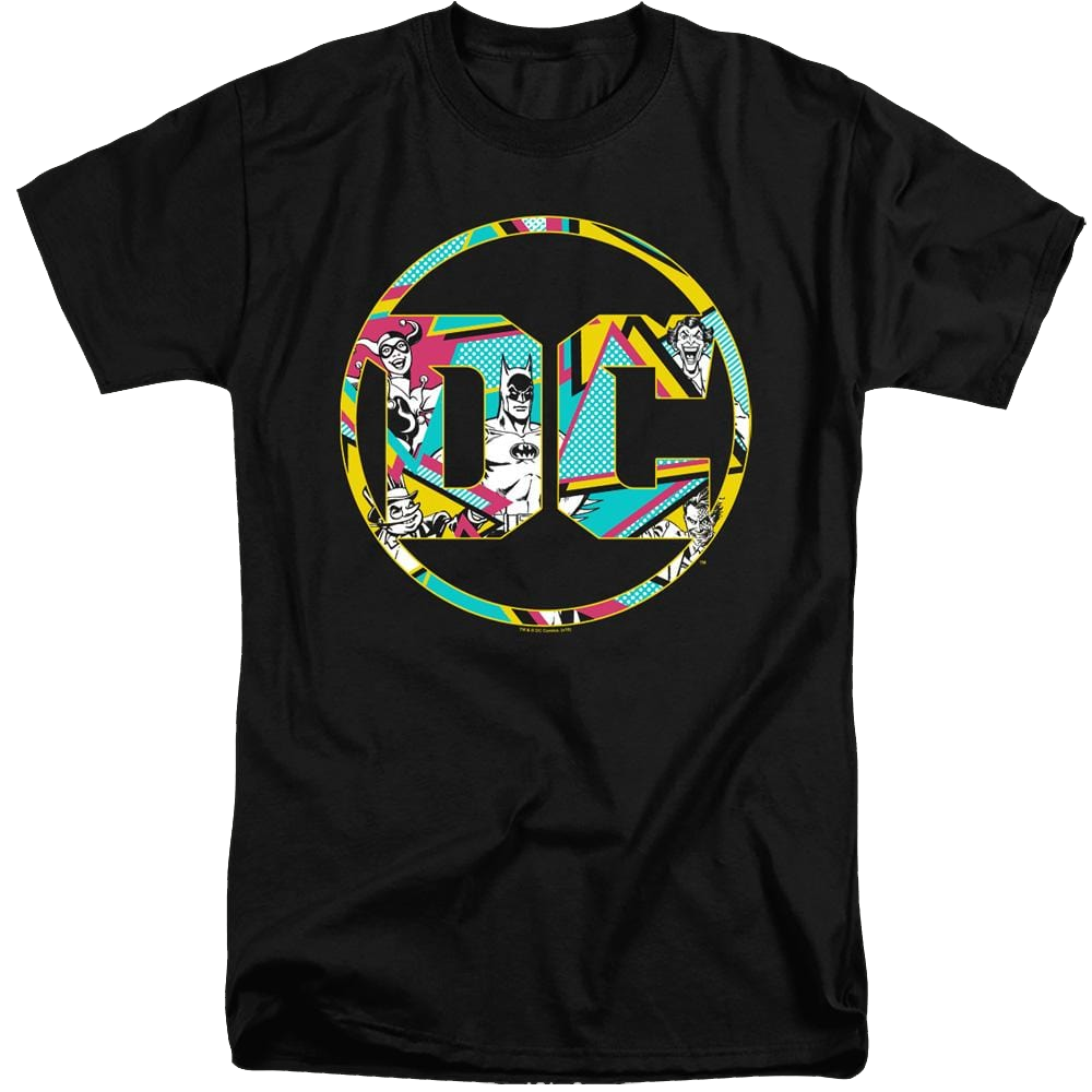 Dc Batman 80S Bat Logo - Men's Tall Fit T-Shirt
