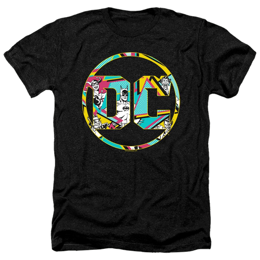 DC Batman 80S Bat Logo - Men's Heather T-Shirt
