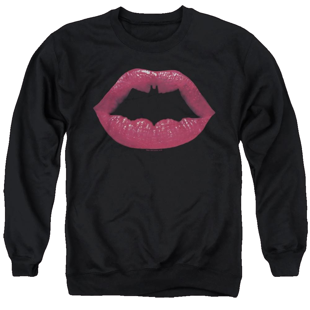 Dc Batman Bat Kiss - Men's Crewneck Sweatshirt