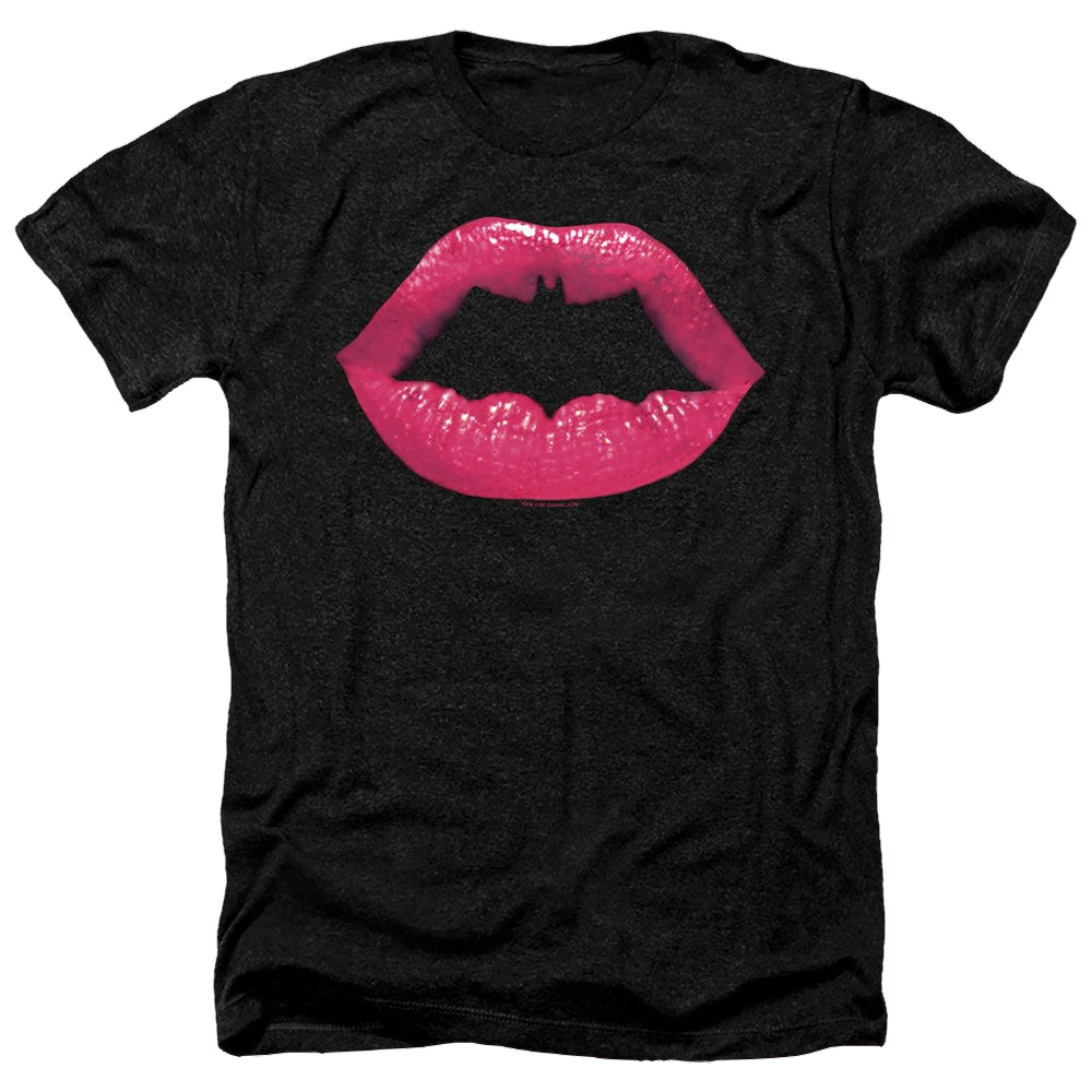 DC Batman Bat Kiss - Men's Heather T-Shirt