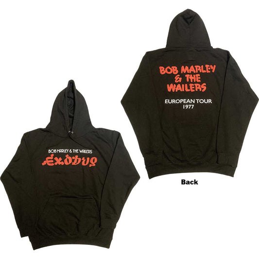 BOB MARLEY Attractive Hoodie, Exodus Wailers European Tour Ã¢â‚¬Ëœ77