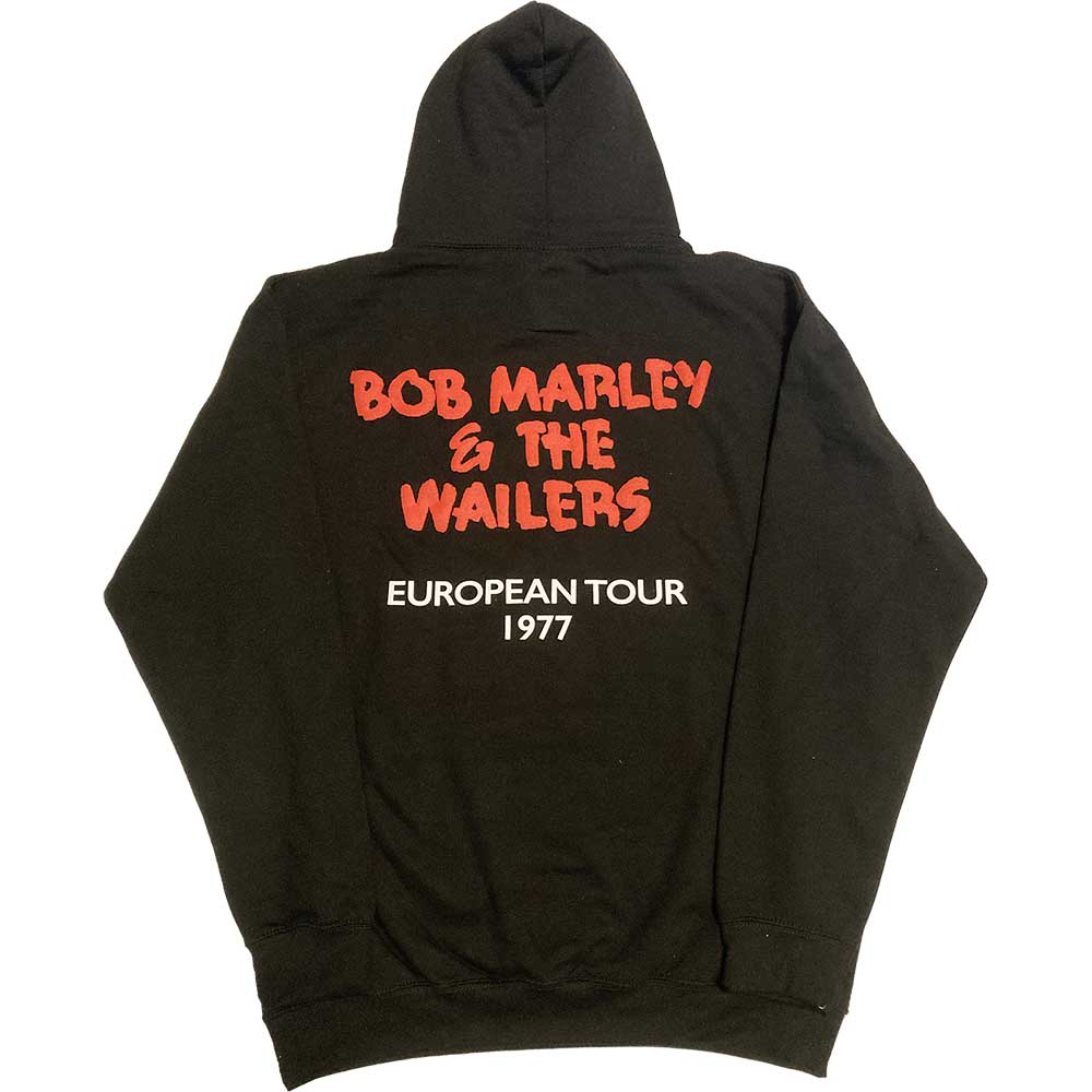 BOB MARLEY Attractive Hoodie, Exodus Wailers European Tour Ã¢â‚¬Ëœ77
