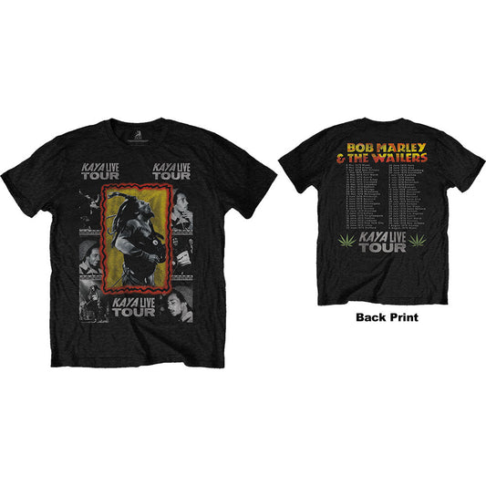 Bob Marley | Official Band T-Shirt | Kaya Tour (Back Print)