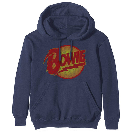 DAVID BOWIE Attractive Hoodie, Vintage Diamond Dogs Logo Style001