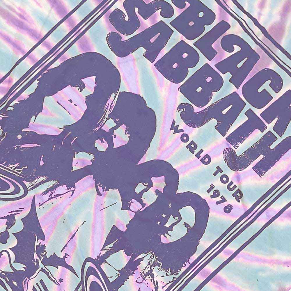 Black Sabbath | Official Band T-Shirt | World Tour '78 (Dip-Dye)