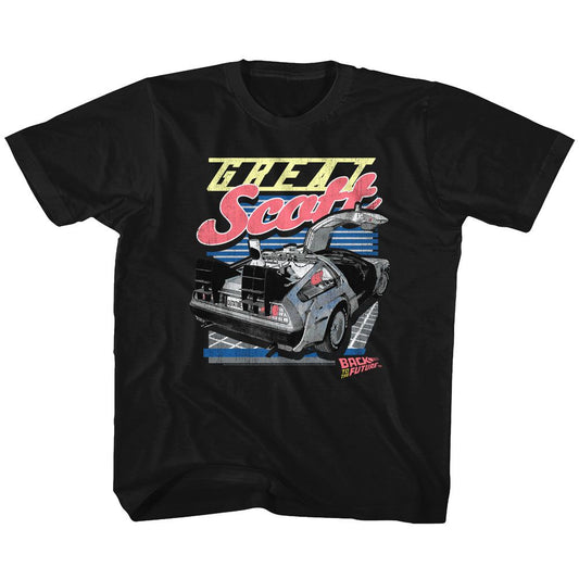 BACK TO THE FUTURE Kids T-Shirt, GREAT SCOTT