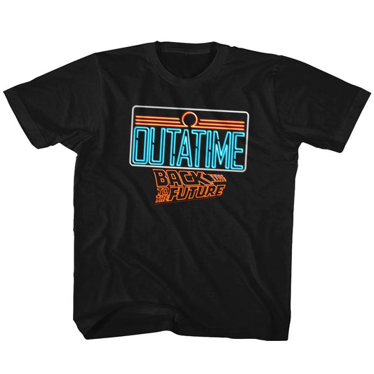 BACK TO THE FUTURE Kids T-Shirt, NEON