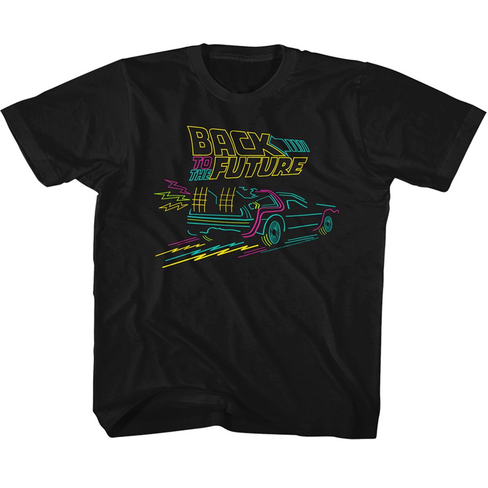 BACK TO THE FUTURE Kids T-Shirt, NEONFUTURE