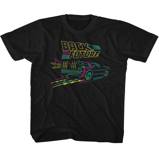 BACK TO THE FUTURE Kids T-Shirt, NEONFUTURE