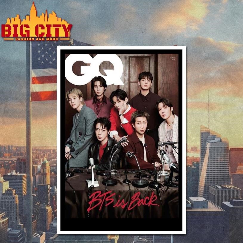 BTS GQ Korean Cover Poster Shirt