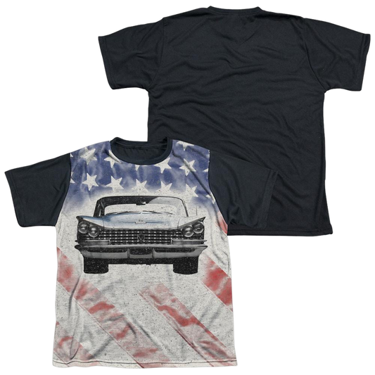 Buick 1959 Electra Flag - Youth Black Back T-Shirt (Ages 8-12)