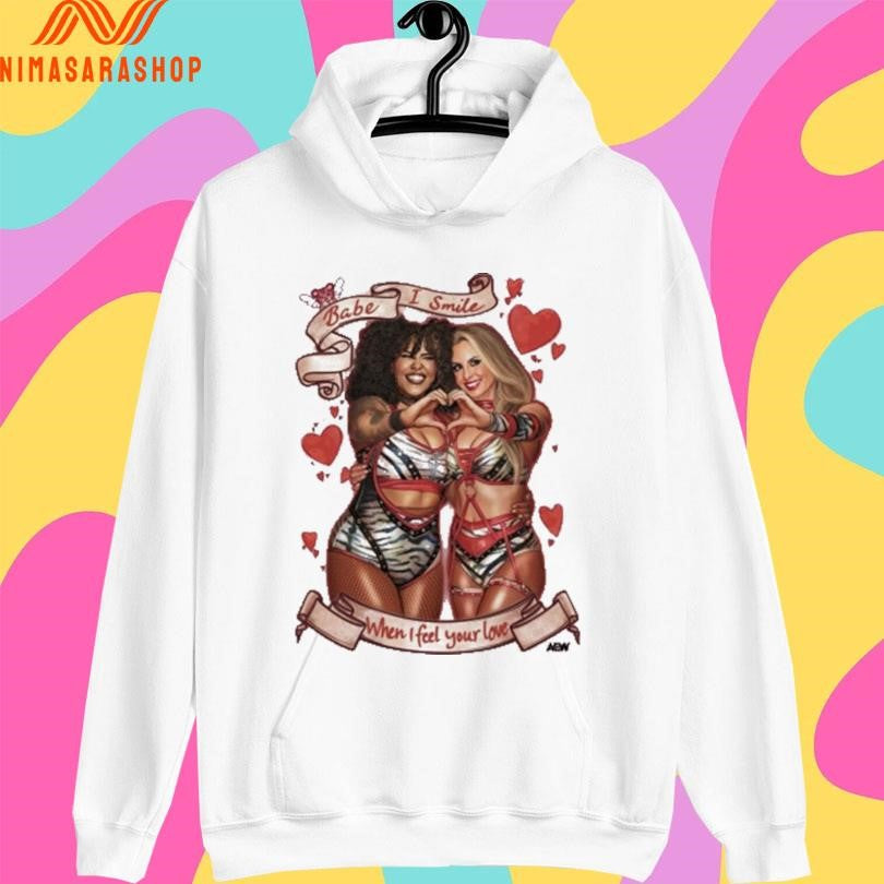 Babes Of Wrath Babe I Smile When I Feel Your Love Shirts