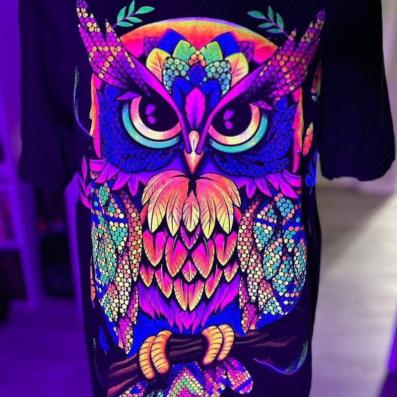 Baby owl T-shirts Black Cotton Hoodie, Sweatshirt | UrbanDripWear.com