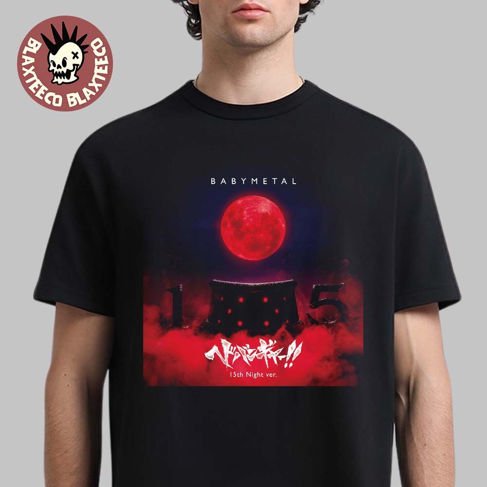 Babymetal Headbanger 15th Night Ver CD Cover Art T-Shirt