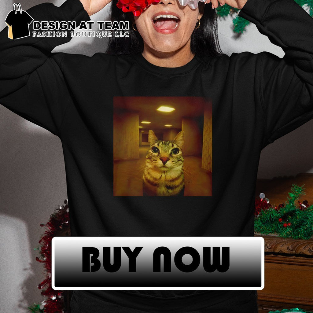Backrooms weirdcore cat meme shirt