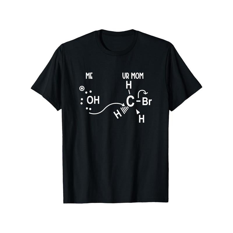 Backside Attack Funny Chemistry T-Shirt, Men'S And Women'S Four Seasons Cotton Casual Round Neck Outdoor Personality...